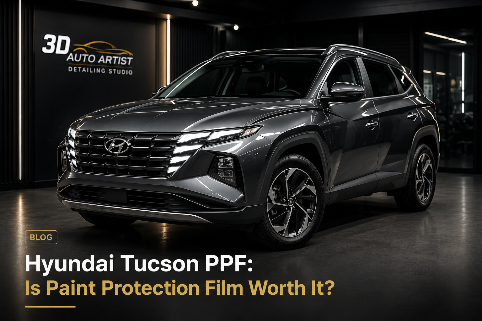 Hyundai Tucson PPF paint protection at 3D Auto Artist