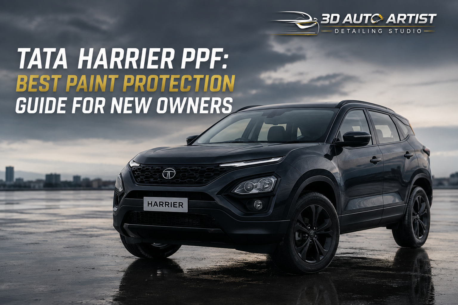 Tata Harrier PPF paint protection film by 3D Auto Artist