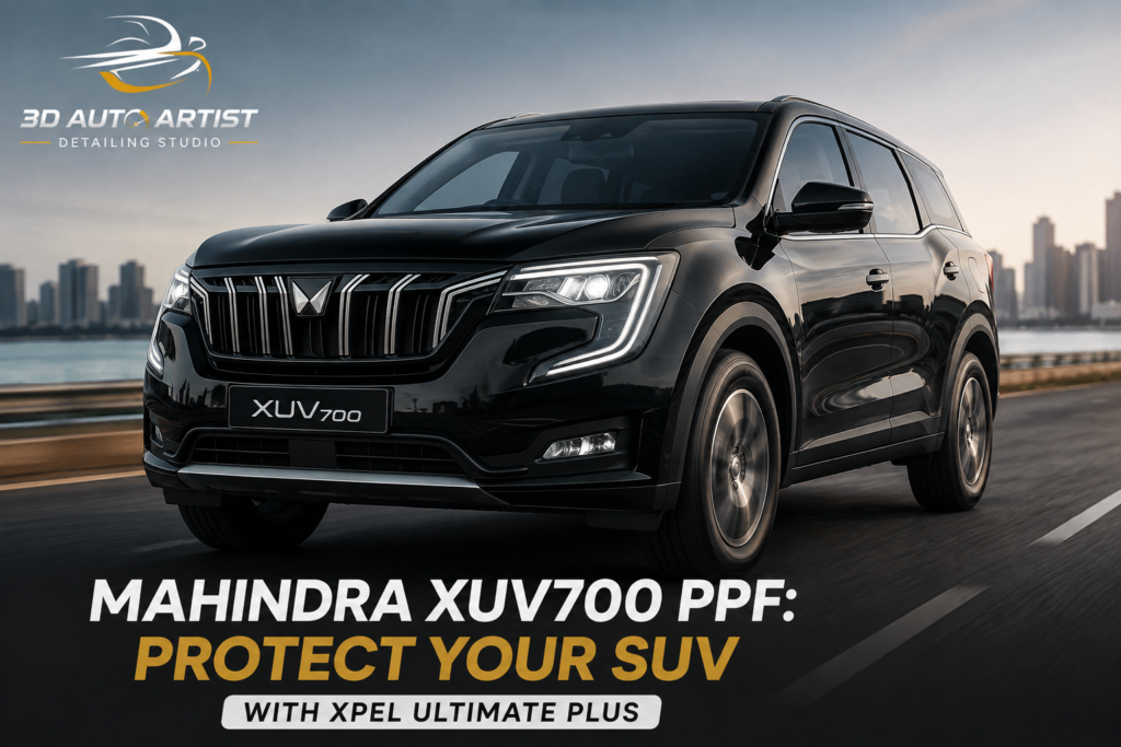 Mahindra XUV700 PPF with XPEL Ultimate Plus by 3D Auto Artist